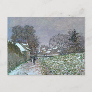 Snowy Path at Argenteuil Postcard