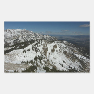 Snowy Peaks of Grand Teton Mountains I Photography Sticker