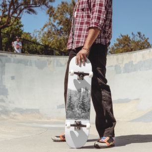 Snowy Pine Trees Dream 2 Skateboard
