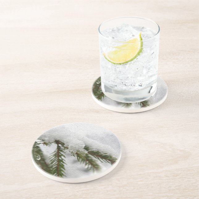 Snowy Pines Coaster (Side)
