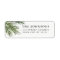 Snowy Pines Return Address Label