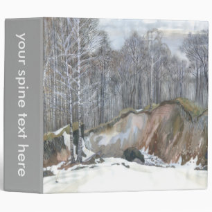 Snowy ravine binder