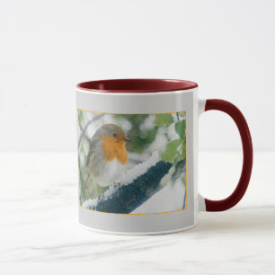 Snowy Robin Mug