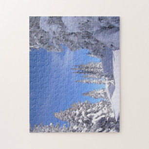 Snowy Rocky Mountan Summit Jigsaw Puzzle