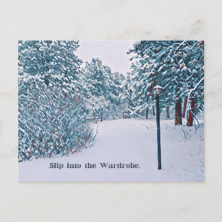 Snowy Scene Postcard