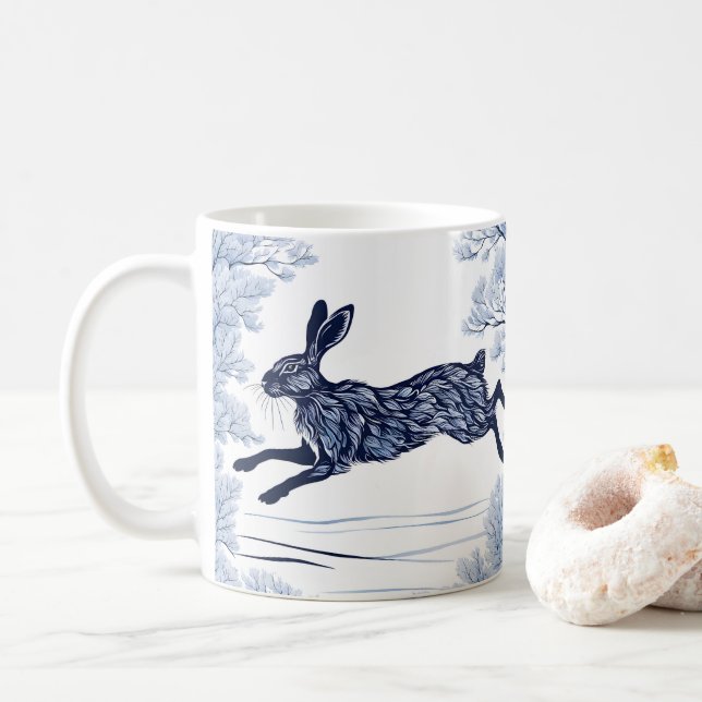 Snowy Serenity Coffee Mug (With Donut)