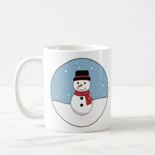 Snowy Snowman Winter’s Day Coffee Mug