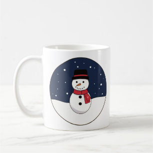 Snowy Snowman Winter’s Night Coffee Mug