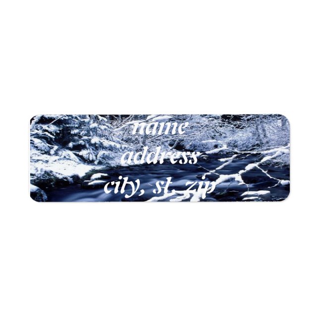 Snowy Stream - (Front)