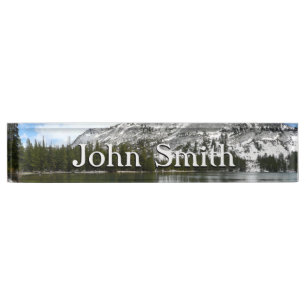 Snowy Tenaya Lake Yosemite National Park Photo Nameplate