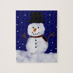 Snowy The Snowman Jigsaw Puzzle