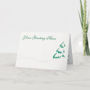 Snowy Tree Greeting Card
