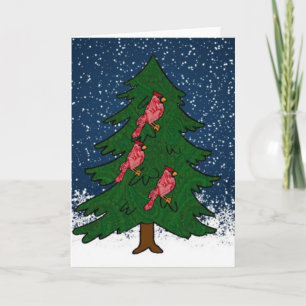 Snowy Tree Scene card