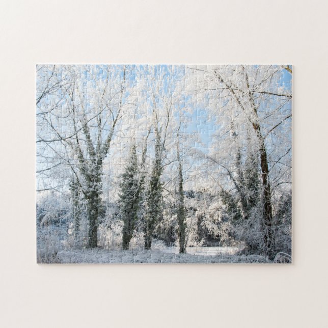 Snowy Trees, 252 pieces Jigsaw Puzzle (Horizontal)