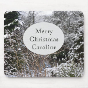 Snowy Trees  Mouse Pad