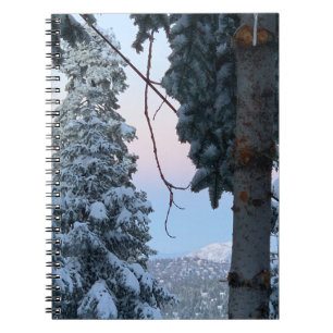 Snowy Trees Notebook