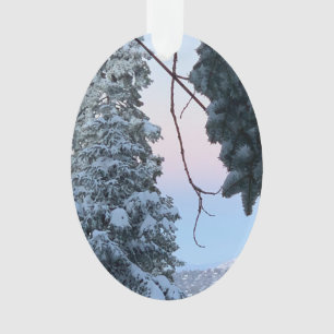 Snowy Trees Ornament