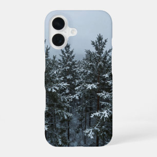 Snowy Treetops Winter Forest Phone Case