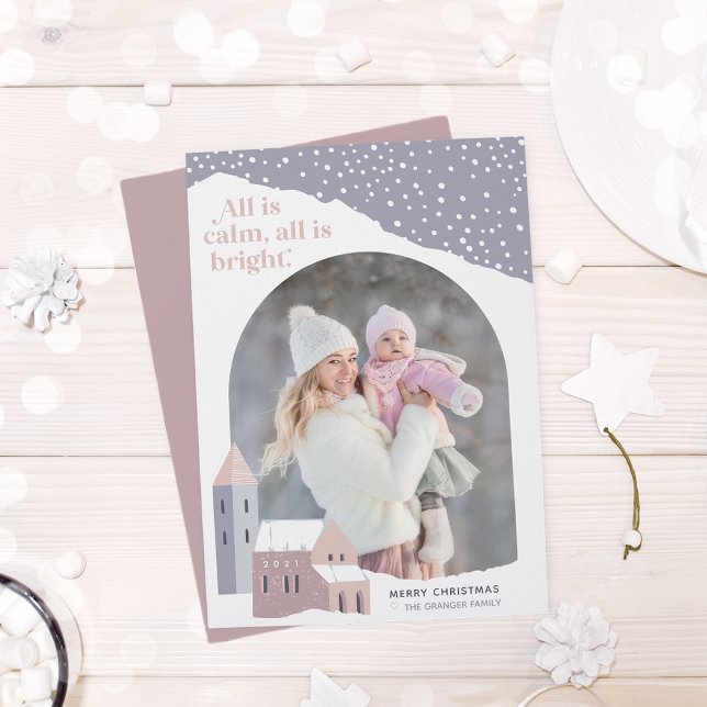 Snowy Village | Photo Holiday Card (Creator Uploaded)