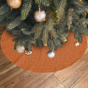 Snowy Village Snowflake Winter Night Christmas Brushed Polyester Tree Skirt