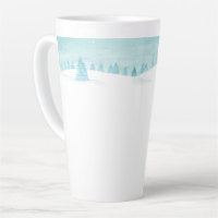 Snowy Winter Forest Landscape With Spruce Trees