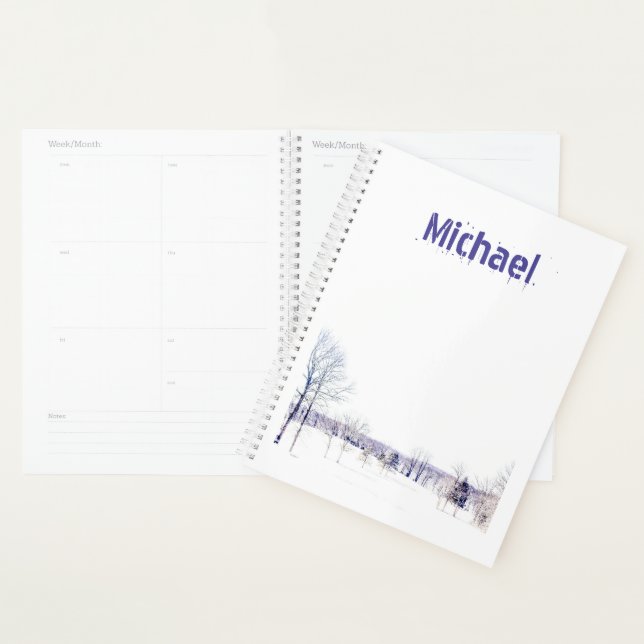 Snowy Winter Landscape Planner (Display)
