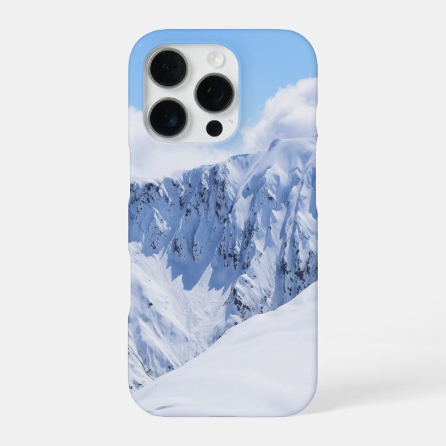 Snowy Winter Mountain Otterbox iPhone Case (Back)
