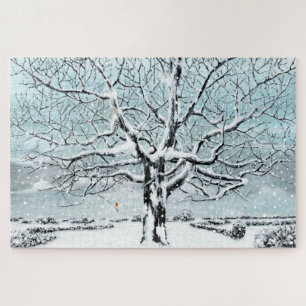 Snowy Winter scenic Jigsaw puzzle