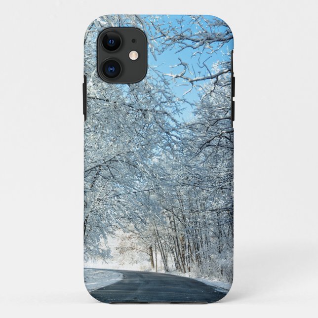 Snowy Winter Trees Case-Mate iPhone Case (Back)