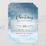 Snowy Winter Wonderland Christmas Dinner Party Invitation<br><div class="desc">Snowy Winter Wonderland Christmas Dinner Party by Yule4Yall.</div>