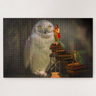 Snowy Wisdom Jigsaw Puzzle