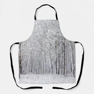 Snowy Woods Apron