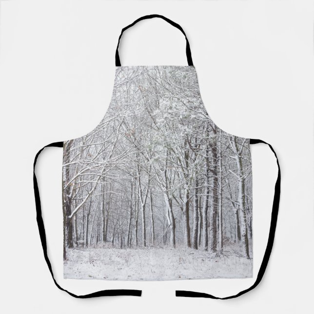 Snowy Woods Apron (Front)