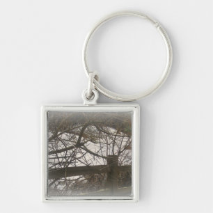 Snowy Woods Keychain
