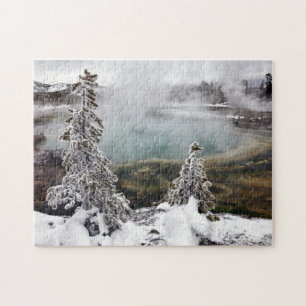 Snowy Yellowstone Jigsaw Puzzle