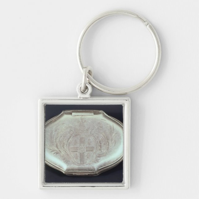 Snuff box embossed with a coat of arms, c.1820 keychain (Front)