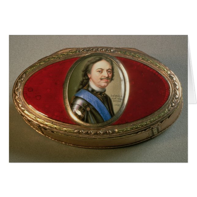 Snuff box with portrait miniature of Peter (Front Horizontal)