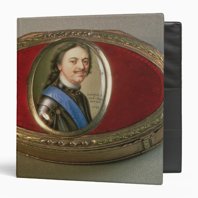 Snuff box with portrait miniature of Peter Binder (Front/Inside)