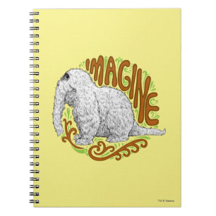 Snuffleupagus B&W Sketch Drawing Notebook