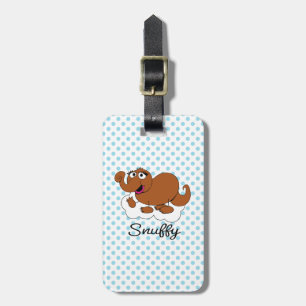 Snuffleupagus Doodley Graphic Luggage Tag