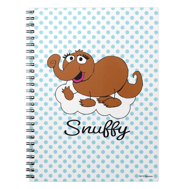 Snuffleupagus Doodley Graphic Notebook (Front)