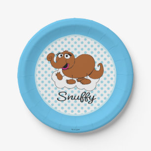 Snuffleupagus Doodley Graphic Paper Plate