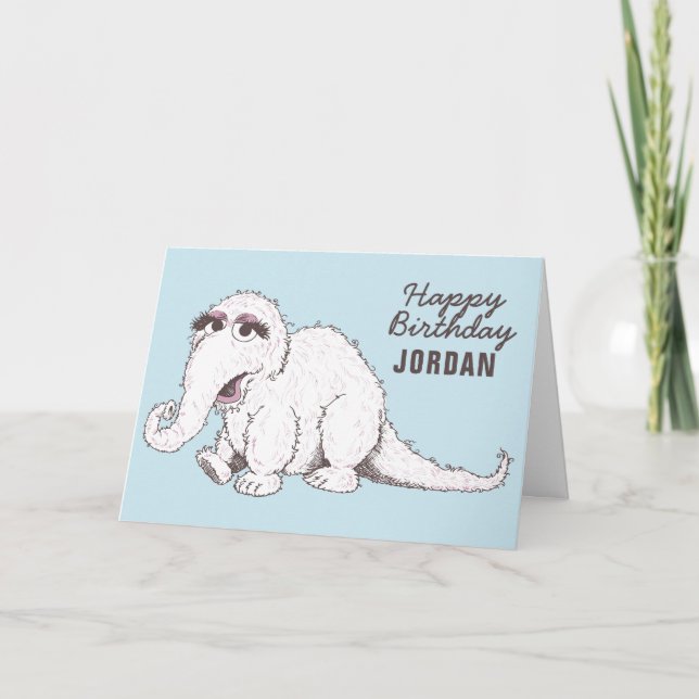 Snuffleupagus | Sometimes I Miss the Days Card (Front)