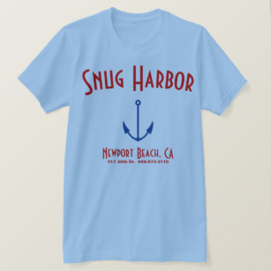 SNUG HARBOR CLASSIC BEACH BAR NEWPORT BEACH T-Shirt