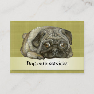 Snug pug business card