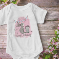 Snuggle Bunny Cute Rabbit and Hearts Girls