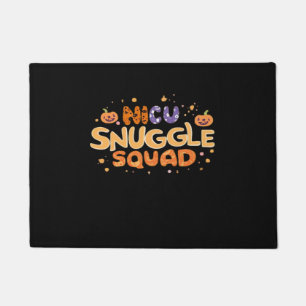 Snuggle Squad NICU Nurse Neonatal Nurse Halloween Doormat