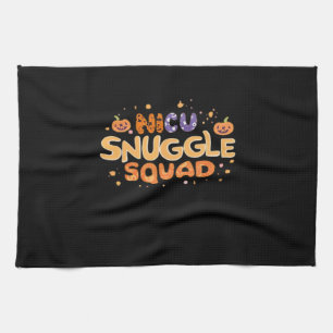 Snuggle Squad NICU Nurse Neonatal Nurse Halloween  Kitchen Towel
