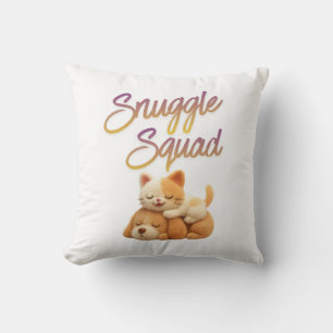 Snuggle Squad Throw Pillow