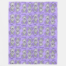 Snuggle Sweet Dreams Teddy-lavender blue